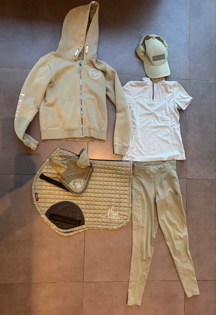 Lemieuxset maat 11-12, Dieren en Toebehoren, Paardrijkleding, Ophalen of Verzenden, Dressuur, Cap