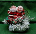 Vintage kerstman en vrouw, Ophalen of Verzenden, Gebruikt