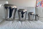 Vaas Alessi BaBà 4 formaten, 8 stuks ZGAN, Overige kleuren, Ophalen of Verzenden, Minder dan 50 cm, Glas