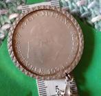 Zilveren 10 gulden juliana hanger met ketting 1973, Koningin Juliana, Setje, Zilver, Ophalen of Verzenden