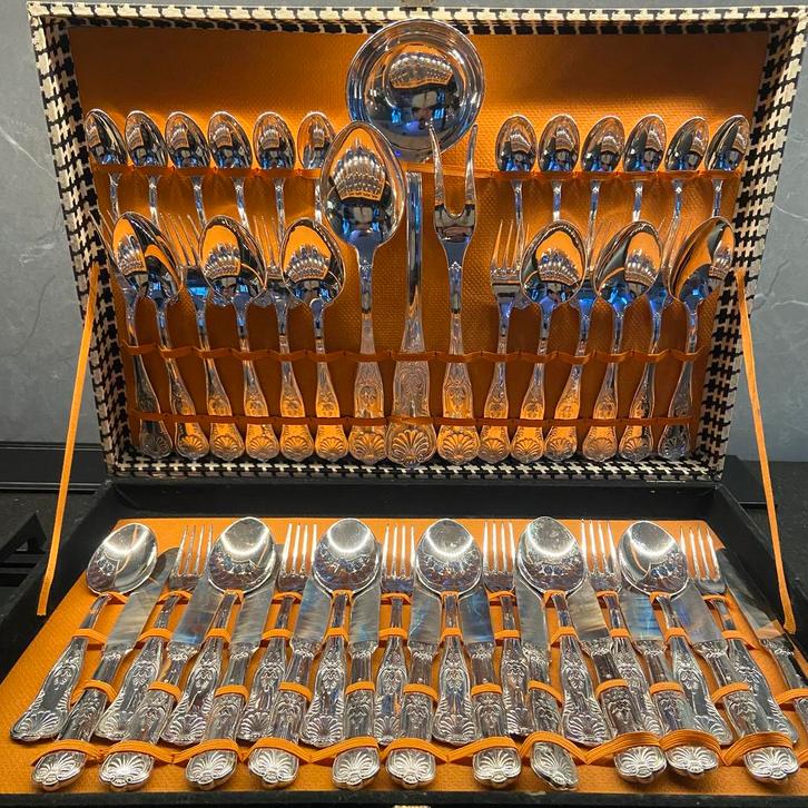 Vintage bestek Super Inox, Antiek en Kunst, Antiek | Bestek, Ophalen of Verzenden