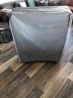 Opklapbed incl. hoes, Ophalen, Eenpersoons, Blauw, 190 cm of minder