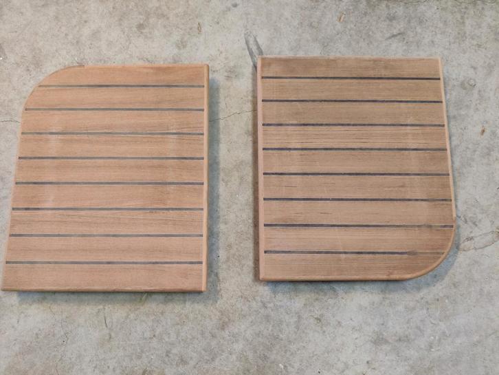 Teakhouten tree planken voor sloep, zeilboot of design trap, Watersport en Boten, Bootonderdelen, Gebruikt, Overige typen, Zeilboot of Motorboot