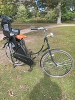 Highlander Basic stadsfiets met kinderzitje, Ophalen, 1 zitje, Gebruikt, Overige merken