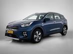 Kia Niro 1.6 GDi Hybrid DynamicLine Stoel/stuurwielverwarmin, Auto's, 12 maanden, Gebruikt, Blauw, Leder en Stof