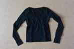 Marithe Francois Girbaud shirtje mt 2 S/M, Zwart, Ophalen of Verzenden, Lange mouw, Maat 36 (S)