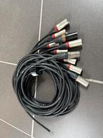 10x xlr kabel met aan 1 kant een neutrik connector, Ophalen of Verzenden, Gebruikt
