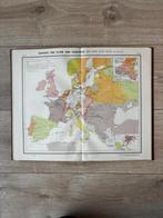 Antieke Schoolatlas H. Hettema Jr. - Prachtig!, Gelezen, Overige atlassen, Ophalen of Verzenden, 1800 tot 2000