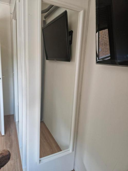 Grote spiegel, Huis en Inrichting, Woonaccessoires | Spiegels, Gebruikt, Rechthoekig, Ophalen