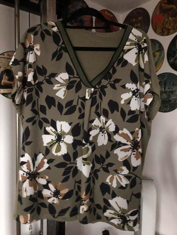 Miss Etam groen shirt, maat XL. beschikbaar voor biedingen