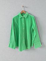 Hema rib corduroy shirt blouse top groen neon M medium 38, Ophalen of Verzenden, Zo goed als nieuw, Maat 38/40 (M), Groen