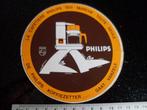sticker de philips koffiezetter gaat vanzelf logo vintage, Verzamelen, Stickers, Verzenden, Zo goed als nieuw, Merk