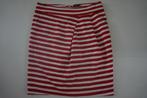 Purdey korte rok knielengte rood wit streep mt XL / XXL / 44, Maat 42/44 (L), Ophalen of Verzenden, Zo goed als nieuw, Purdey