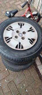 4 Zomerbanden met velgen Fiat Panda 155/80 R13, Auto-onderdelen, Ophalen of Verzenden, Gebruikt, Fiat