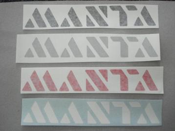 Manta stickers GSi , GT/E , Manta en frontlogo beschikbaar voor biedingen