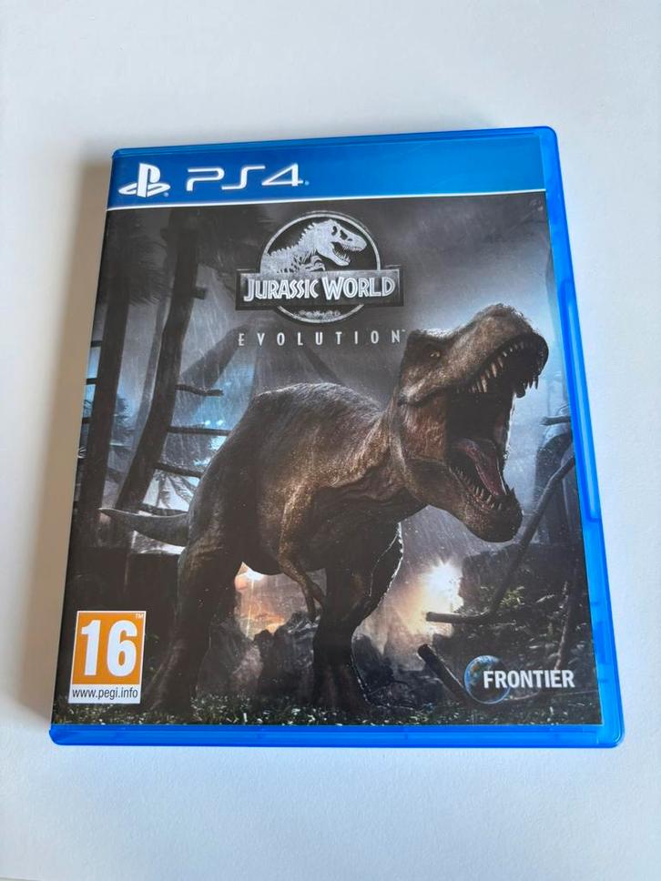Jurassic world evolution 1 voor ps4&5, Spelcomputers en Games, Games | Sony PlayStation 4, Zo goed als nieuw, Avontuur en Actie