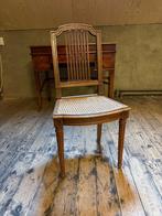 Jugendstil stoel met rieten zitting, Ophalen