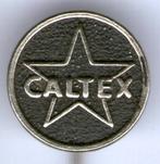 CALTEX zilverkleurig brandst0f ( M_026 ), Verzenden, Nieuw, Transport, Speldje of Pin