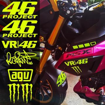 Rossi Project 46 stickerset Premium kwaliteit beschikbaar voor biedingen