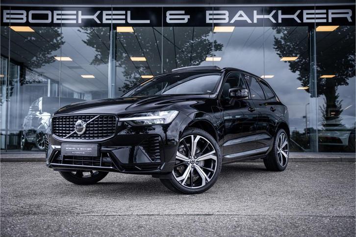 Volvo XC60 2.0 T6 Recharge AWD Plus Dark Black Edition Panod, Auto's, Volvo, Bedrijf, Te koop, XC60, 360° camera, 4x4, ABS, Achteruitrijcamera