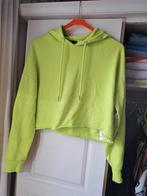 Lime Groene Buiktrui met Capuchon - Maat S, Ophalen of Verzenden, Zo goed als nieuw, Maat 36 (S), Groen