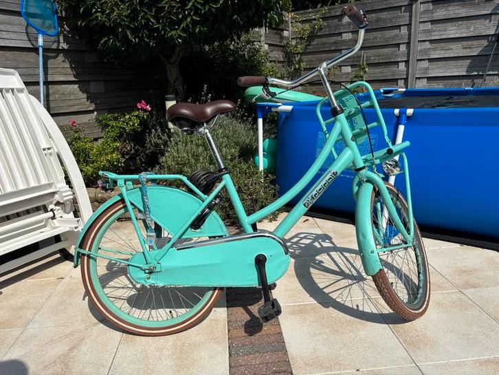 ⭐️PRIJSVERLAGING⭐️ Popal Daily Dutch Basic 22 inch fiets., Fietsen en Brommers, Fietsen | Meisjes, Gebruikt, 22 inch, Handrem