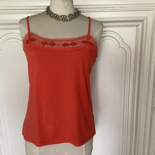 ZomerTop/mt.40/42/M/L/ kleur zalm/merk STEPS/katoenZ.G.A.N!!, Kleding | Dames, Tops, Zo goed als nieuw, Maat 38/40 (M), Zonder mouw