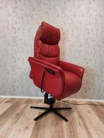 Himolla Easyswing leren sta op stoel relax fauteuil, Minder dan 75 cm, Leer, Ophalen of Verzenden, Zo goed als nieuw