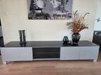 Dressoir alulak/antraciet, Huis en Inrichting, Kasten | Dressoirs, Ophalen, 200 cm of meer, Met deur(en), 50 tot 75 cm