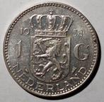 Gulden 1958 FDC-, Postzegels en Munten, Munten | Nederland, Zilver, 1 gulden, Ophalen of Verzenden, Koningin Juliana