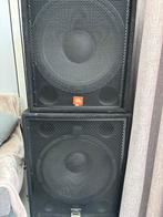 Set 4 x 18 inch woofers plus 1 versterker vandaag ophalen !!, Ophalen, Zo goed als nieuw, 120 watt of meer, Subwoofer