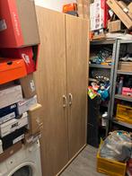 Kledingkast hout eiken, heel mooi, zwaar en erg stevig., Ophalen of Verzenden, Zo goed als nieuw, 50 tot 75 cm, 200 cm of meer