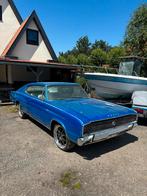 Dodge Charger 1966 PROJECT, Auto's, Automaat, Achterwielaandrijving, Blauw, Leder