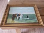 Schilderij aan Zee, Ophalen of Verzenden