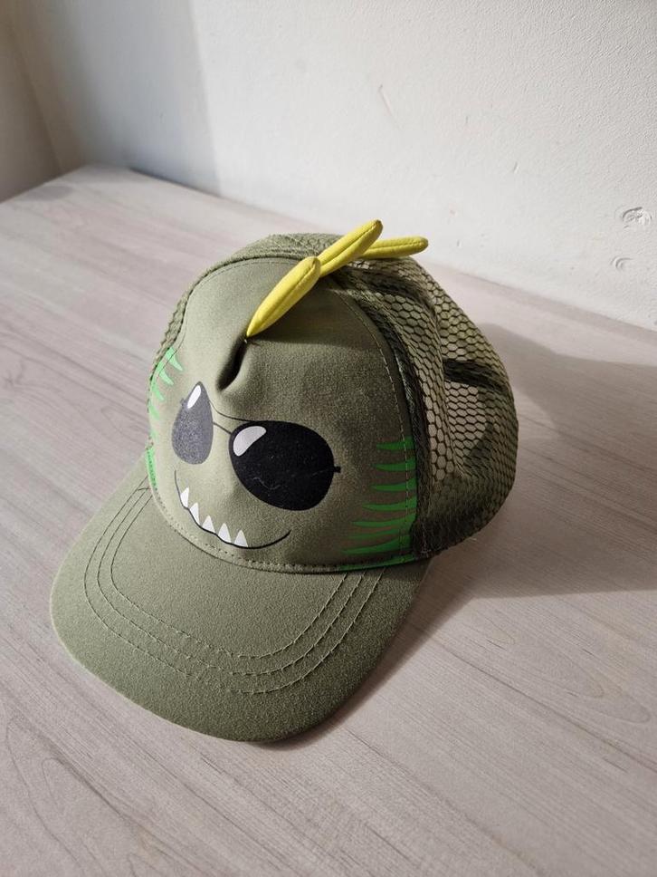 Pet cap dino dinosaurus groen, Kinderen en Baby's, Kinderkleding | Petten en Hoeden, Nieuw, Jongen, 122 t/m 128, Pet, Ophalen of Verzenden