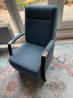 2 superkwaliteit fauteuils, blauw, staal, industrieel, Ophalen, 75 tot 100 cm, Zo goed als nieuw, Stof