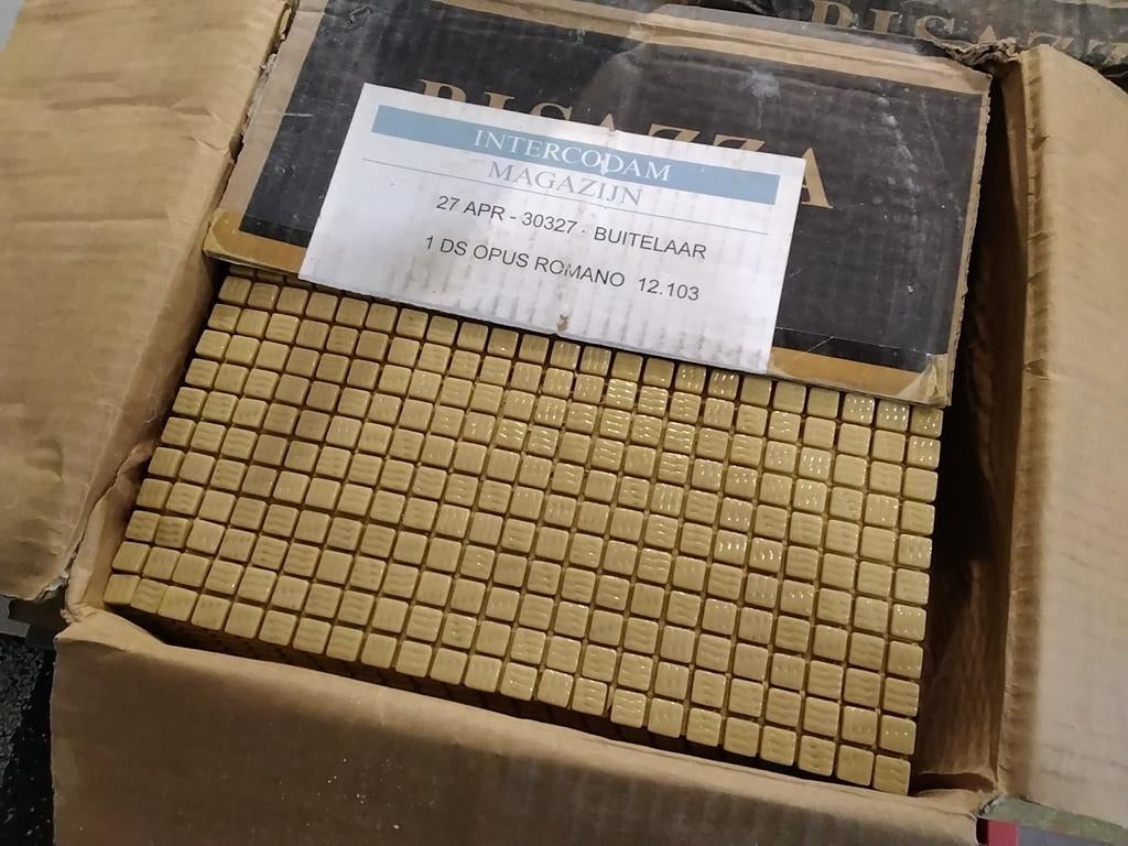 Bisazza Opus Romano mozaïk, Doe-het-zelf en Verbouw, Tegels, Nieuw, Wandtegels, Overige materialen, Minder dan 20 cm, Minder dan 5 m²