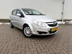 Opel Corsa 1.2 16V 5D 2009 Grijs Airco|Nieuwe apk|Lage km, Auto's, Voorwielaandrijving, Stof, Zwart, 4 cilinders