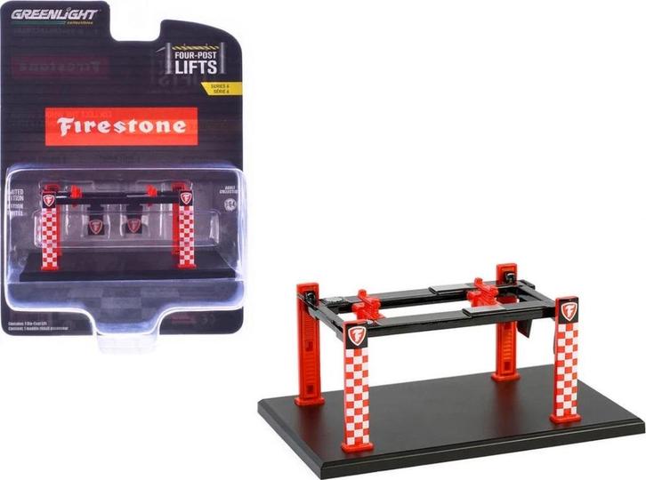 Auto-lift / brug van Greenlight 1/64 Firestone, Hobby en Vrije tijd, Modelauto's | Overige schalen, Nieuw, Overige typen, Ophalen of Verzenden