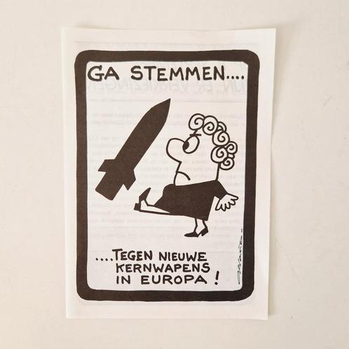 Folder Opland oude protest folder tegen, Verzamelen, Posters, Gebruikt, Overige onderwerpen, A4 of kleiner, Rechthoekig Staand
