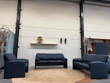 Nieuw Leolux Bora Beta Bank 3 & 2,5 zits & Fauteuil blauw beschikbaar voor biedingen