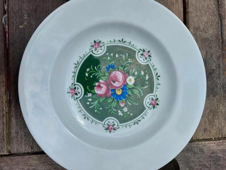 3x Vintage Borden met Bloemenmotief Bavaria, Antiek en Kunst, Antiek | Schalen, Ophalen of Verzenden