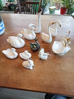 12 stuks zwaan met goud kleur details, Ophalen of Verzenden, Zo goed als nieuw, Dier