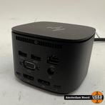 HP Thunderbolt dock G2 met Combokabel (3TR87AA#ABB), Zo goed als nieuw