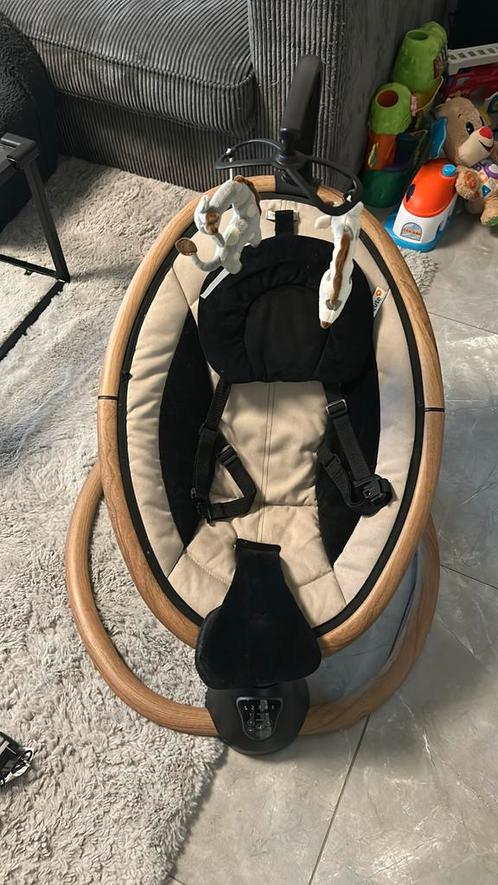 Qute Q-Rocker Wipstoel Woody Black, Kinderen en Baby's, Wipstoeltjes, Zo goed als nieuw, Ophalen of Verzenden
