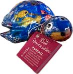 Pomme Pidou Turtle Raphael Dark Blue Monebank, spaarpot, Ophalen of Verzenden, Nieuw, Steen, Aardewerk of Keramiek, Dier