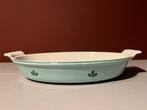 Vintage Dru gietijzeren ovenschaal Tulip mintgroen, Ophalen of Verzenden, Gietijzer, Overige typen