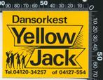 Sticker: Dansorkest Yellow Jack, Verzamelen, Ophalen of Verzenden, Zo goed als nieuw, Bedrijf of Vereniging