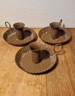 3 nieuwe metalen blakers, Ophalen of Verzenden, Zo goed als nieuw, Metaal, Minder dan 25 cm