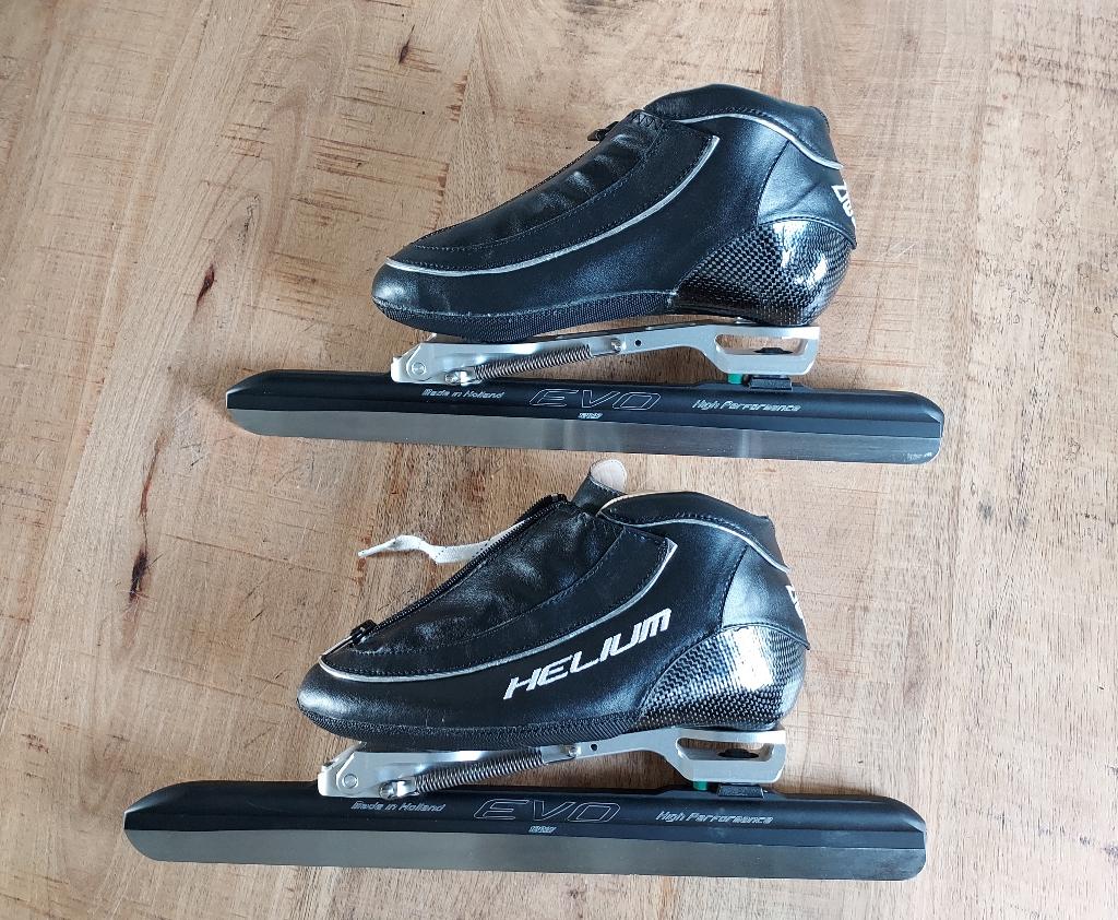 EVO Helium klapschaatsen maat 37 (brede leest), Sport en Fitness, Schaatsen, Overige merken, Klapschaats, Ophalen of Verzenden